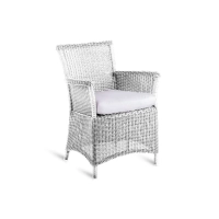 Picture A unique Capri armchair cushion with a removable diamond-colored cover