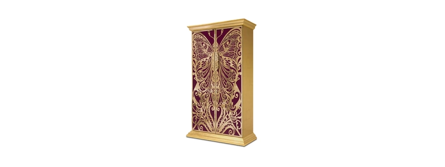 picture 6 A unique two-door butterfly wardrobe