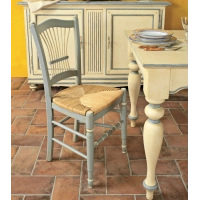Zdjęcie Włoskie krzesło z toczonymi nogami - Interiors Italia