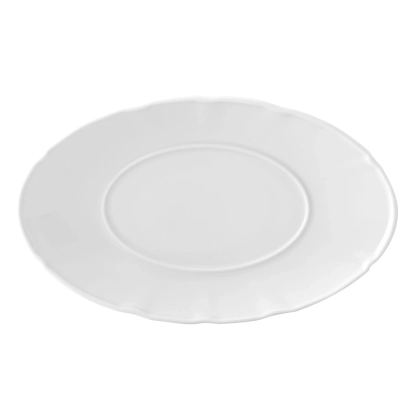 Zdjęcie Porcelanowy talerz na oliwki z eleganckiej kolekcji Crown White - Vista Alegre