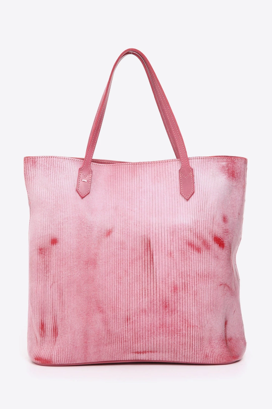 picture 3 Original pink leather shopper bag - Terrida