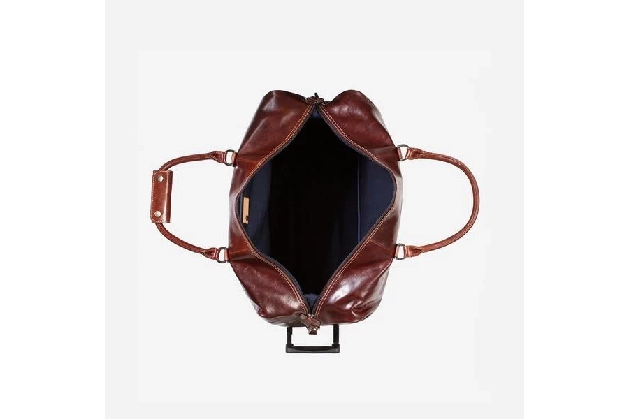 picture 3 Stylish men's brown cabin suitcase on wheels