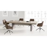 Picture An unusual piece of furniture in the form of a wooden table from an Italian manufacturer - 280x120x76 cm