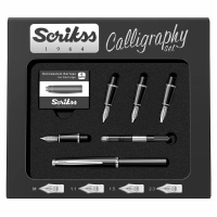 Picture Elegant calligraphy set on white background