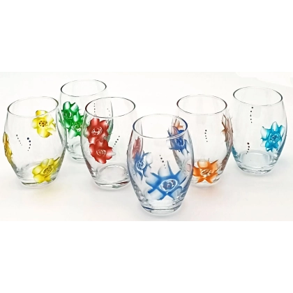 Zdjęcie Włoski zestaw 6 szklanek Claire do drinków