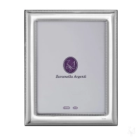 Picture Elegante marco de fotos rectangular 6×9 cm Roma en plata - Zaramella Argenti