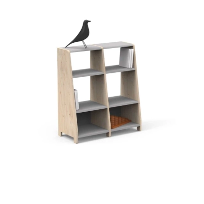Picture Children's double shelf/shelf ASYMETRY MONTESSORI - Mathy by Bols