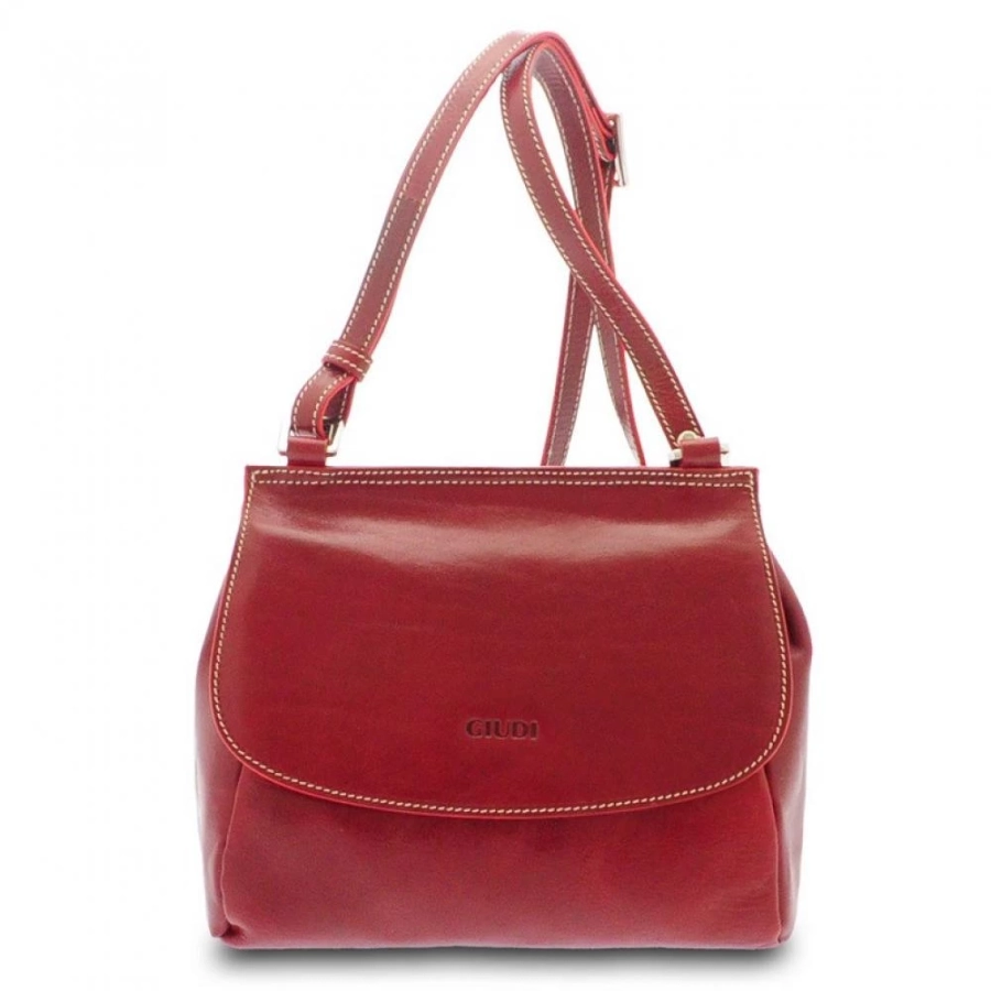 picture 4 Italian red leather handbag - Giudi
