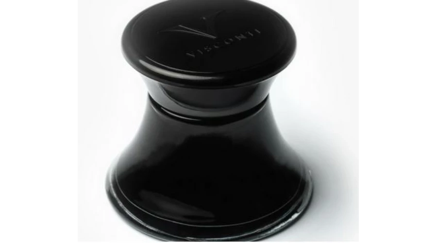 picture 3 Tintero Visconti de cristal negro