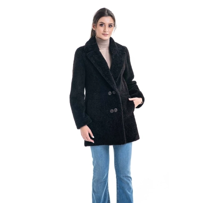 Picture Stylish sheep fur coat - A&A Vesa