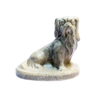 Picture Fontinelle Louis - Pekingese in ceramics