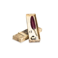 Picture Luxurious red calligraphy set with pen - Dallaiti