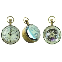 Picture A unique watch, compass and magnifying glass in one - Authentic Models