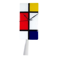 Picture Wall clock – a tribute to Mondrian in variant 4