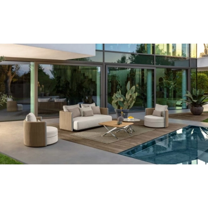 Picture Elegant two-seater sofa for the terrace and garden