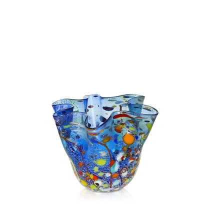 Zdjęcie Kolorowy ręcznie wykonany wazon z Wenecji (14 cm)