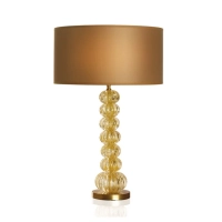 Picture Elegante lámpara de cristal con detalles en latón - Productos de lujo