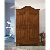 Bild 2-türiger Kleiderschrank komplett mit Regal und Kleiderstange - Zanini