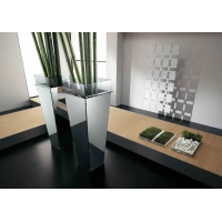 Zdjęcie Nowoczesna szklana donica z wymiennymi panelami bocznymi - Tonelli Design