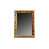 Picture Mirror decorated with gold decorations