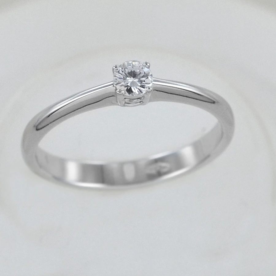 picture 5 Anillo Solitario mediano con diamante de 0,15 quilates