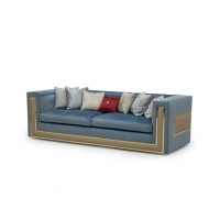 Picture Italian classic 3-seater sofa for luxurious interiors - Bianchini