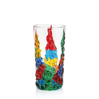 Zdjęcie Ręcznie rzeźbiony komplet 6 szklanek do degustacji napojów (420 ml)