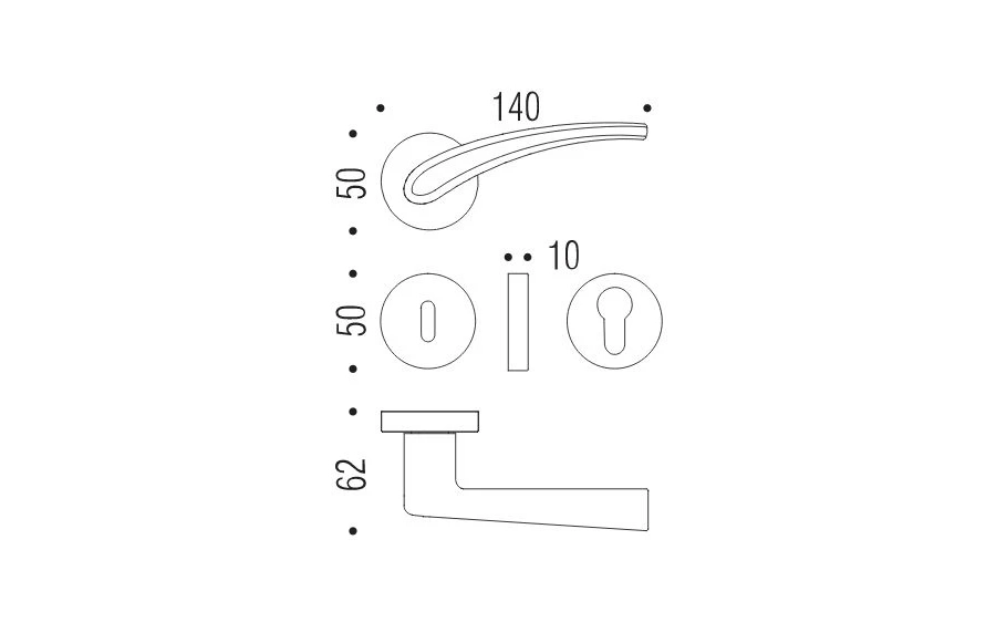 picture 4 Blazer handle in 4 door finishing options