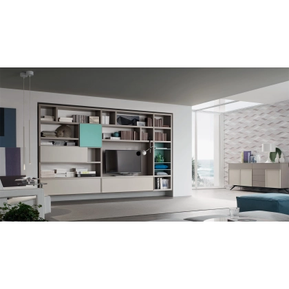 Picture Luxurious wall unit for a modern living room - Maronese Acf