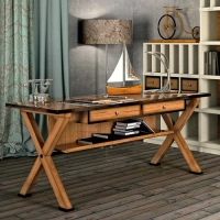 Picture Designer desk with two drawers
