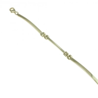 Picture Gold brilliant bracelet for men