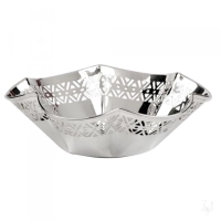 Picture Precioso cuenco de plata con decoración calada - Zaramella Argenti