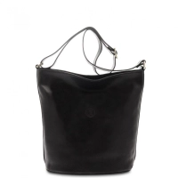 Picture Stylish black leather handbag - Giudi