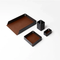 Picture A wonderful set of Moire desk accessories