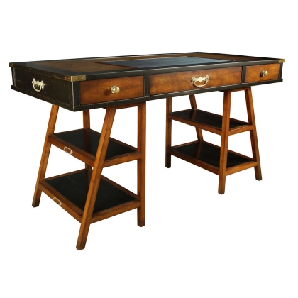 Picture Stylish office desk in vintage style - Authentic Models