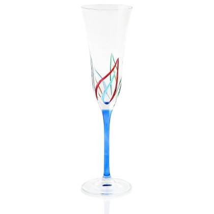 Zdjęcie Elegancki włoski komplet 6 kieliszków do degustacji szampana (170 ml)