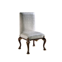 Picture Walnut, gold, ivory - elite LAURA-DARIA chair - Collecion Alexandra