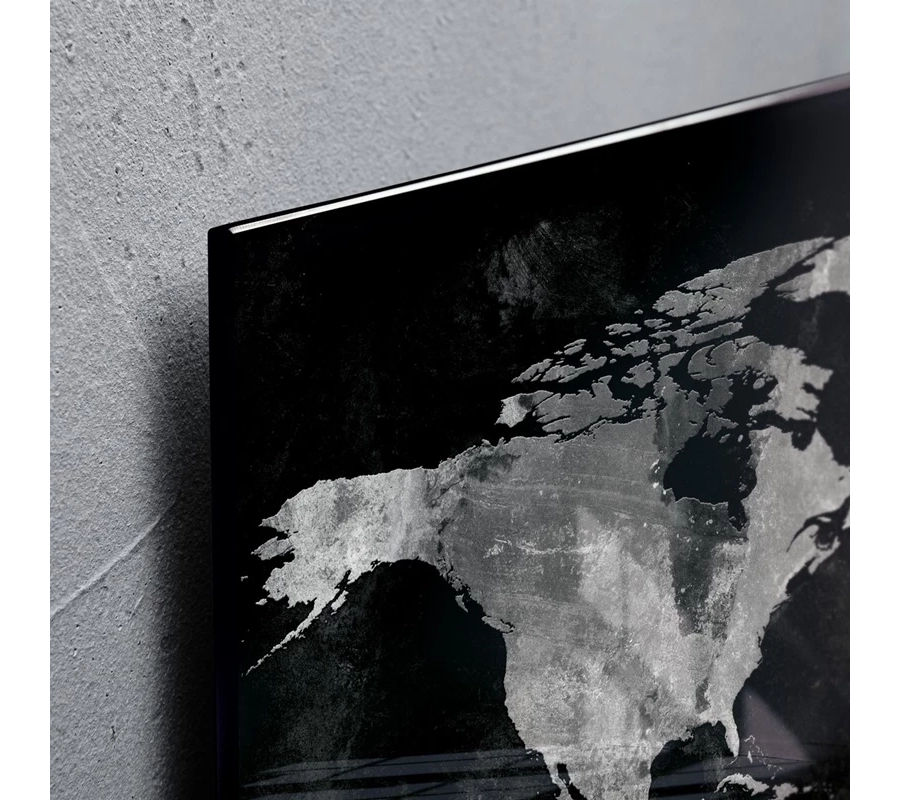 picture 7 World Map - magnetic glass board