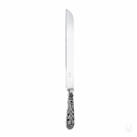 Picture Richly decorated silver bread knife - Zaramella Argenti