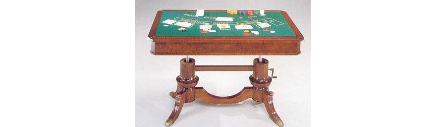 picture 1 Large functional gaming table - roulette - chess - backgammon - black jack