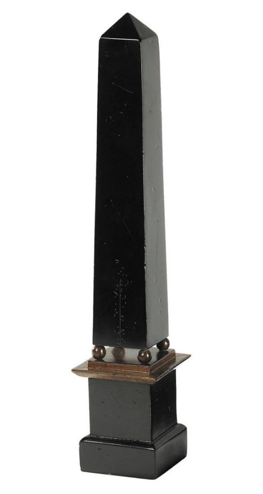 Bild 1 Schwarzes Obeliskenmodell (40 cm) - Authentic Models