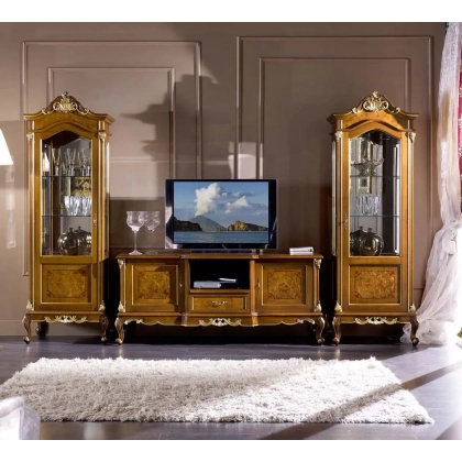 Zdjęcie Cudowna szafka RTV z drewna do salonu