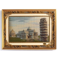 Picture A wonderful tapestry depicting the Leaning Tower of Pisa
