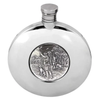 Picture Luxurious gift with engraving - hunting flask