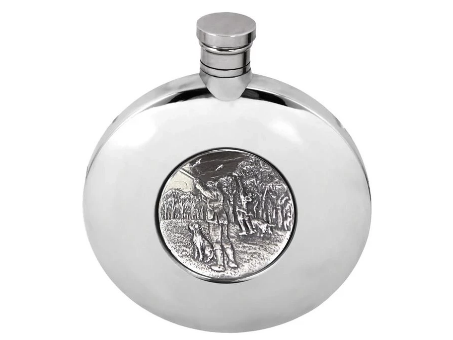 picture 1 Luxurious gift with engraving - hunting flask