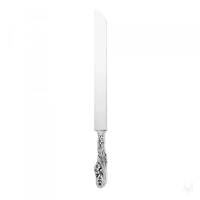 Picture Elegant silver bread knife - Zaramella Argenti