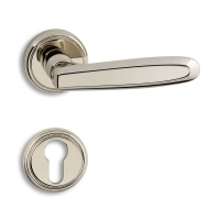 Picture Cassia door handle with a round plate