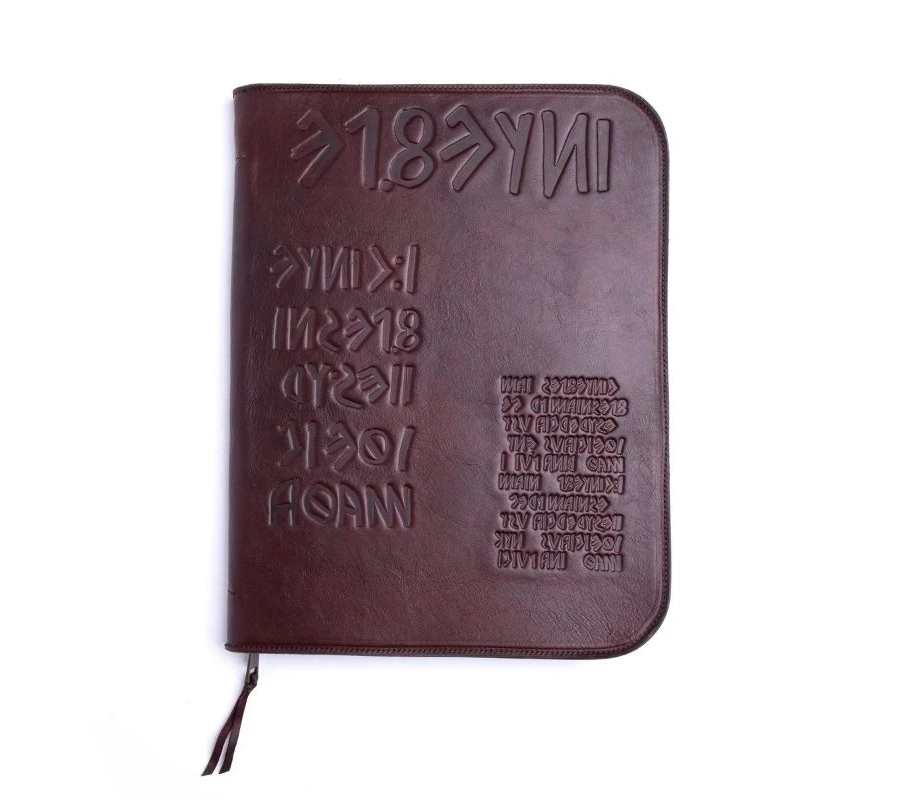 picture 1 Handmade leather document folder - Ikunico