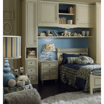 Picture Youth luxury blue room - Ebanisteria Bacci