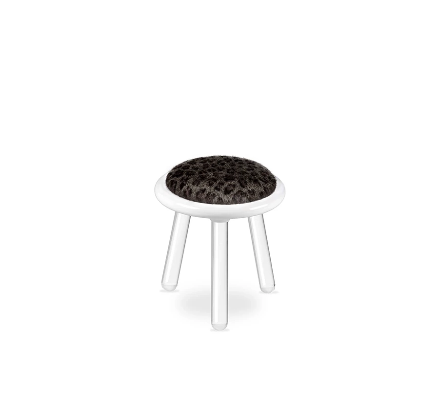picture 4 Taburete infantil de lujo con pelo